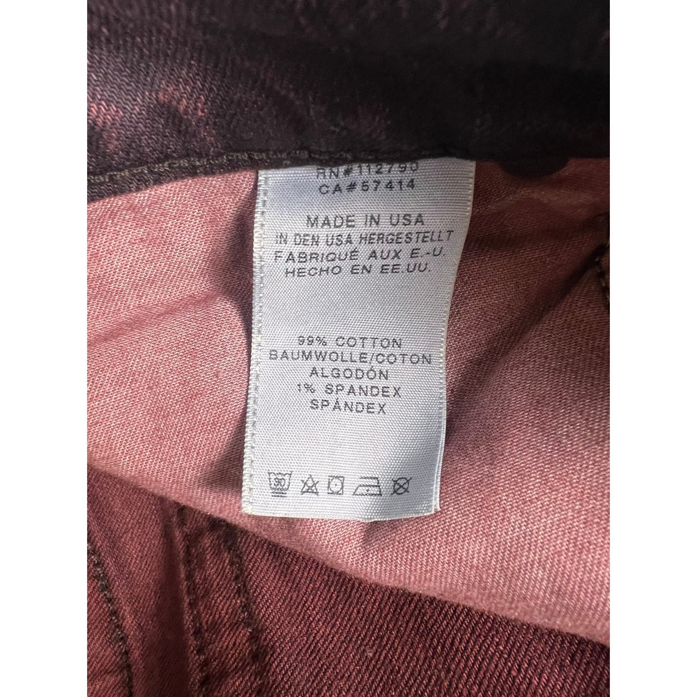 True Religion Men 38 Geno Relaxed Slim Jeans Purple Black Acid Wash USA Made Y2K - Picture 6 of 12